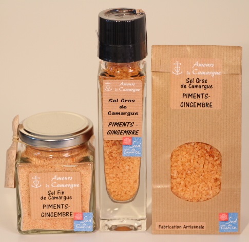Sel de Camargue PIMENTS GINGEMBRE
