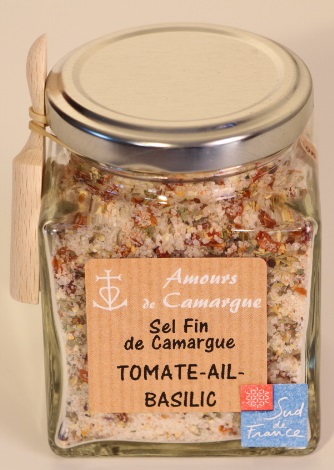 Sel de Camargue TOMATE - AIL - BASILIC