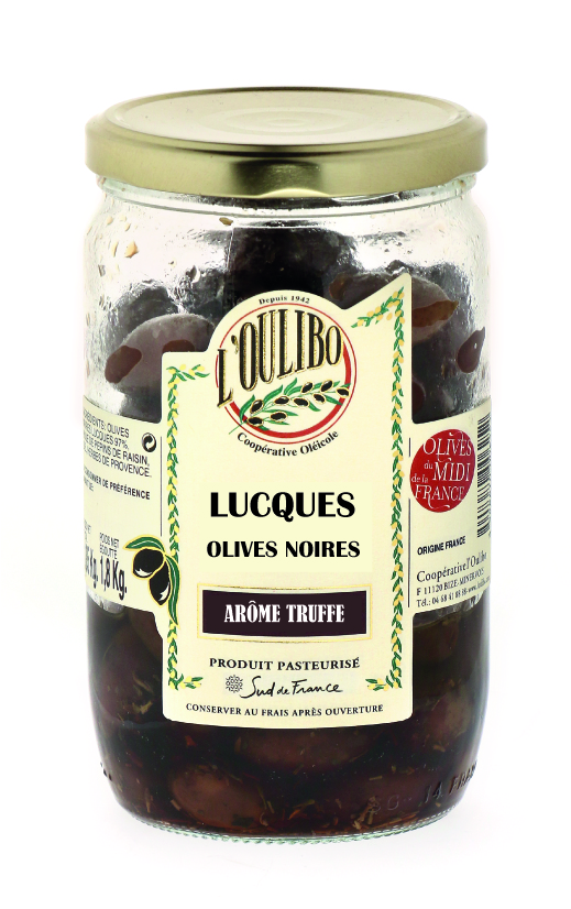 Lucques Olives Noires Arome Truffe