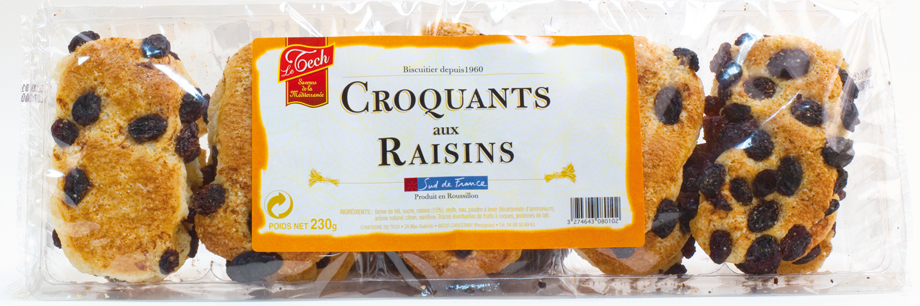 Croquant aux raisins