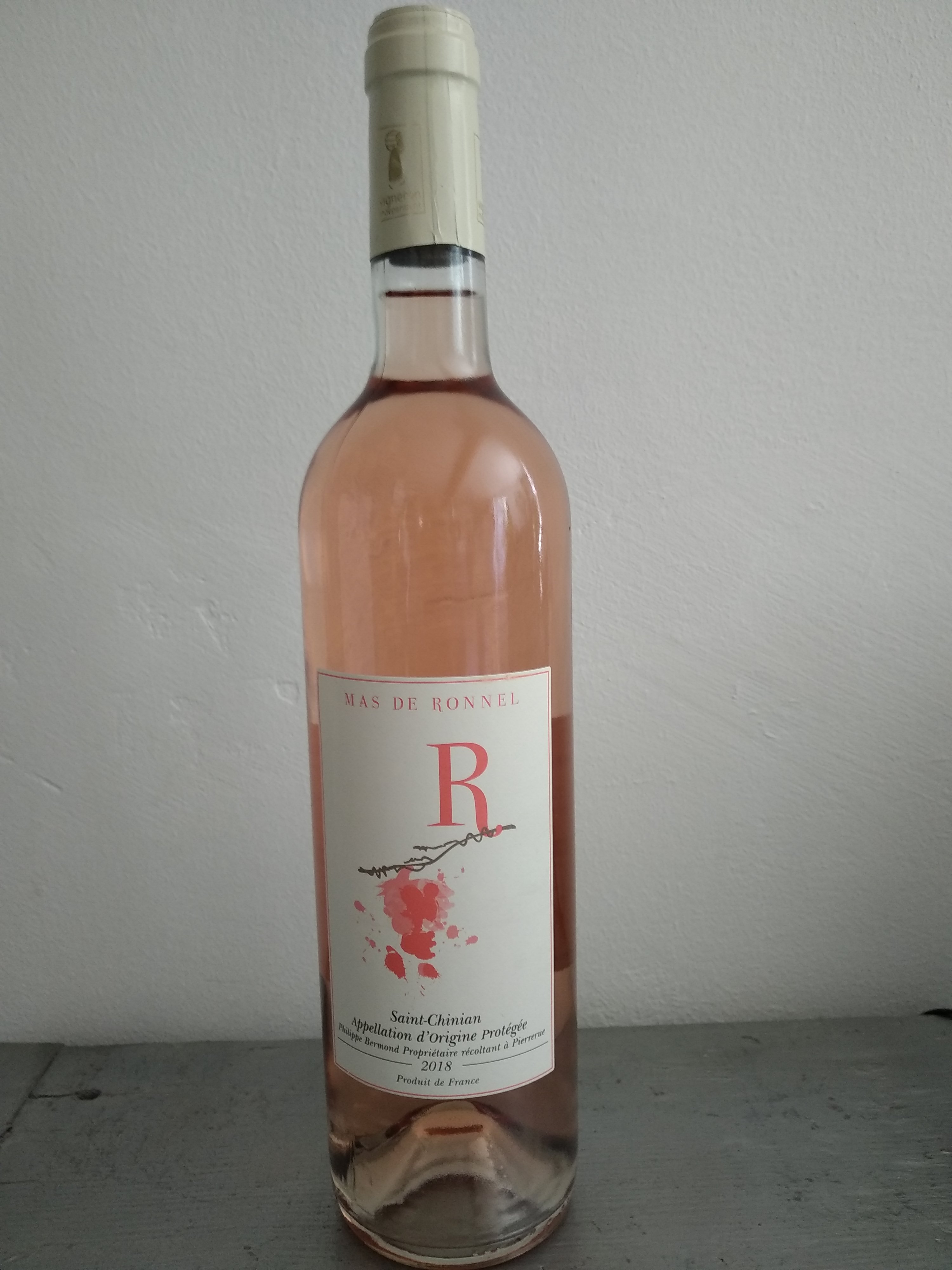 AOP Saint Chinian rose Mas de Ronnel 2023