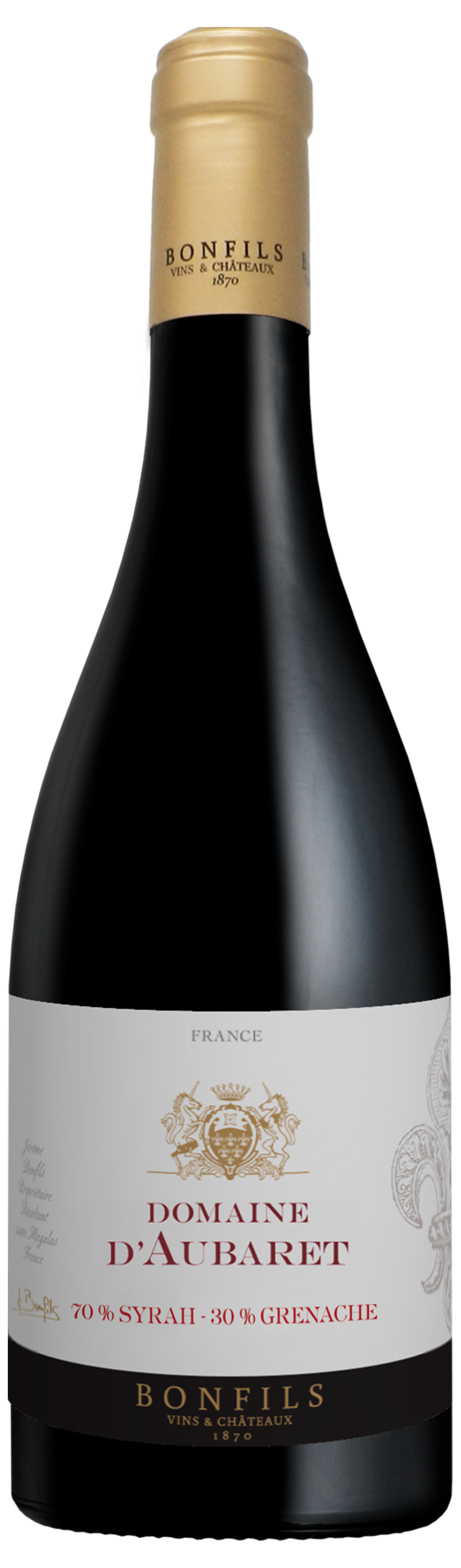 Vignobles Bonfils - Domaine d'Aubaret - Syrah Grenache