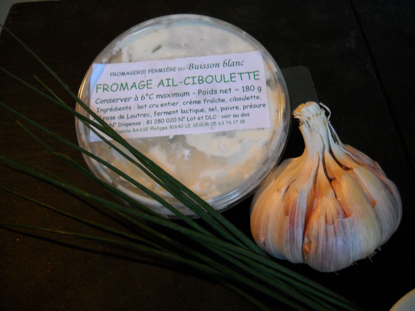 Fromage Ail-Ciboulette