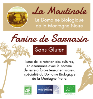 Farine de sarrasin Bio 100% sans gluten