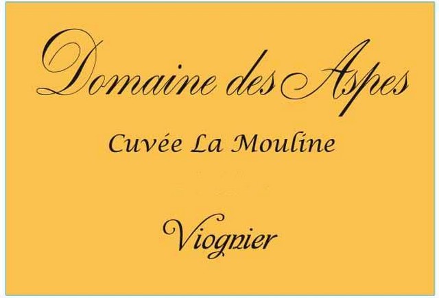 VIOGNIER - CUVEE LA MOULINE - DOMAINE DES ASPES