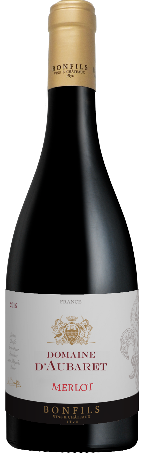 Vignobles Bonfils - Château d'Aubaret - Merlot