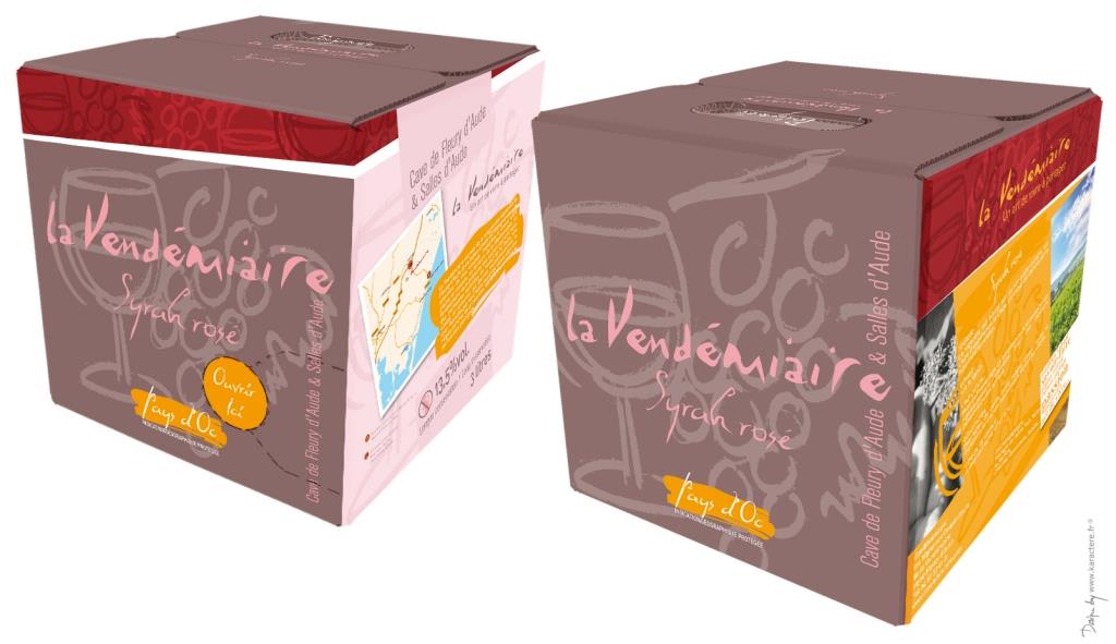 Bag in Box 3 litres syrah rosé