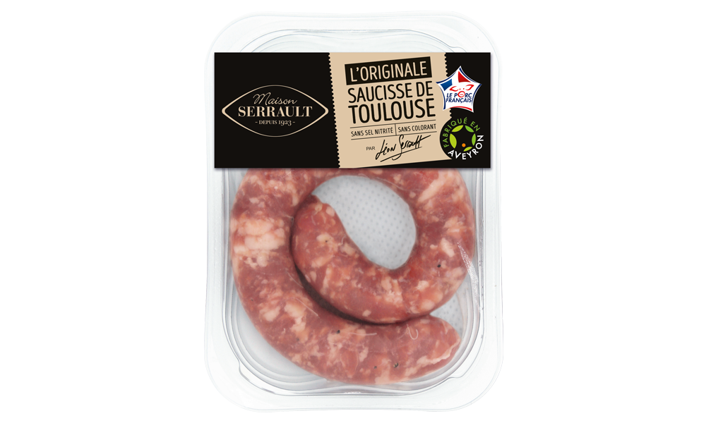 Saucisse de Toulouse 300 G  (VPF)