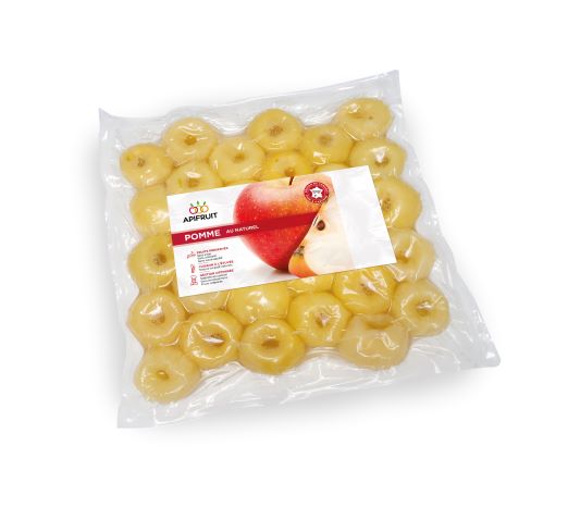 Pomme HVE, type golden, entiere rangee cuite sous vide, 3Kg