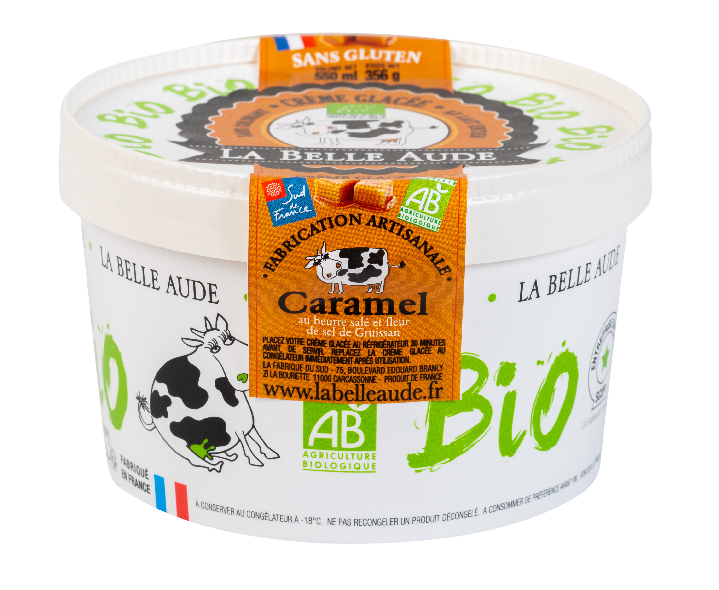 creme glacé caramel beurre salé BIO