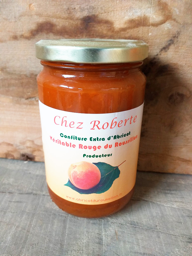 Confiture d'abricot Rouge du Roussillon AOP