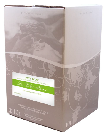 BIB Les Lilas 10L blanc