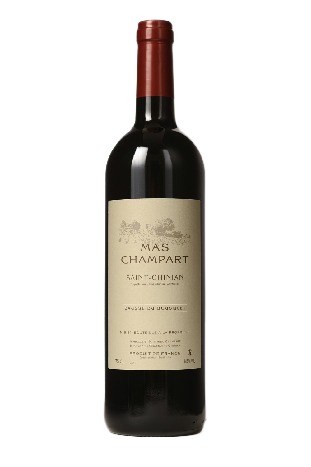 Saint-Chinian Rouge 2016 Causse du Bousquet
