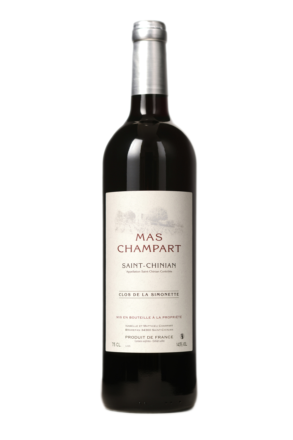 Saint-Chinian Rouge 2017 Clos de la Simonette