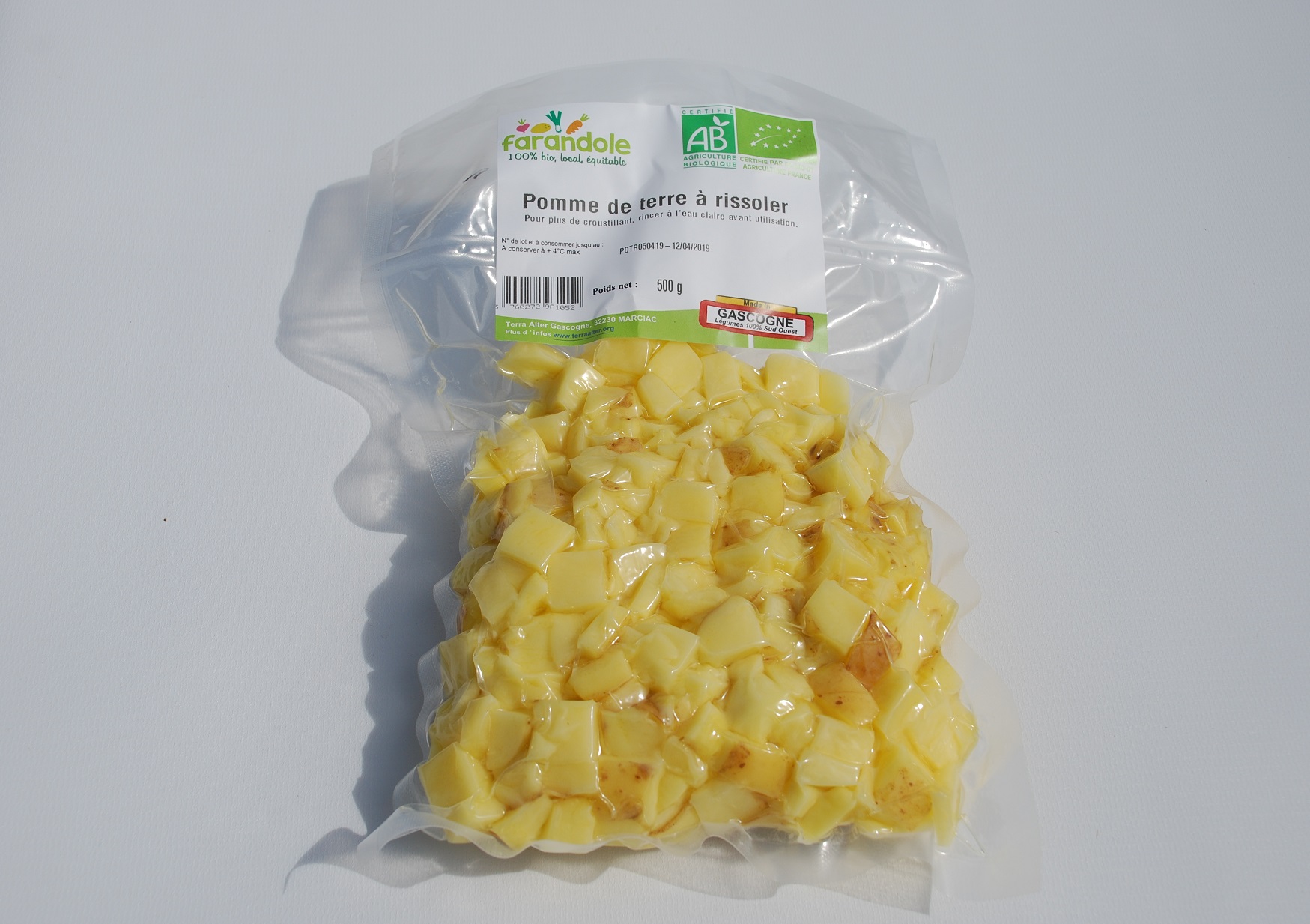 Pommes de terre à rissoler Bio