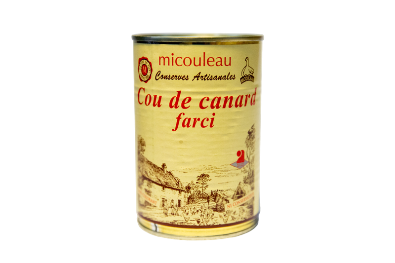 COU DE CANARD FARCI AU FOIE DE CANARD 20%