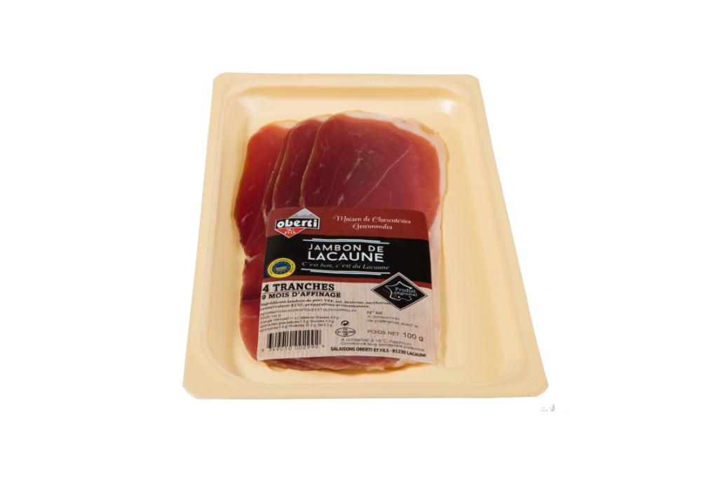 JAMBON DE LACAUNE IGP 9 MOIS 4 TR. 100G