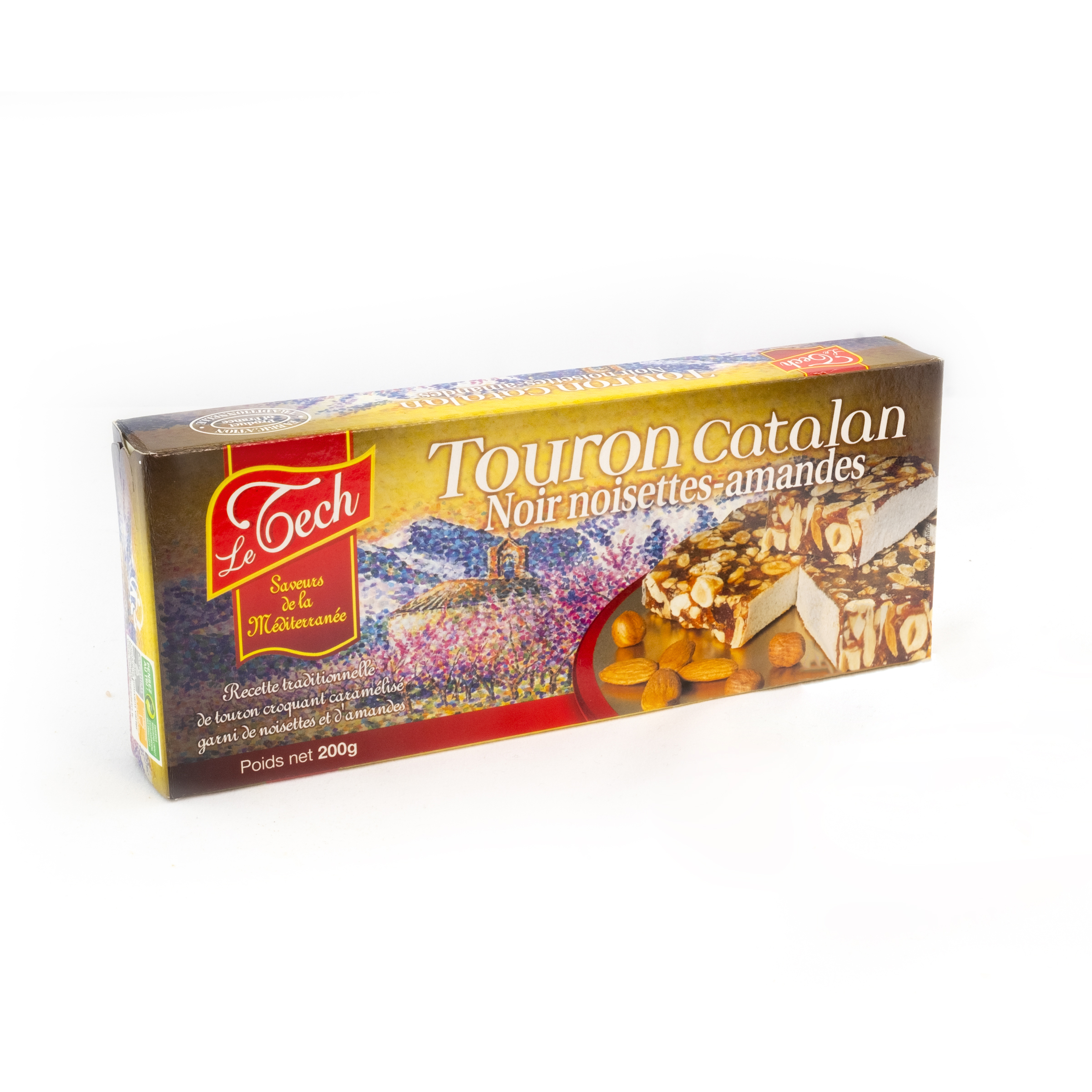 Touron catalan noir Amandes - Noisettes