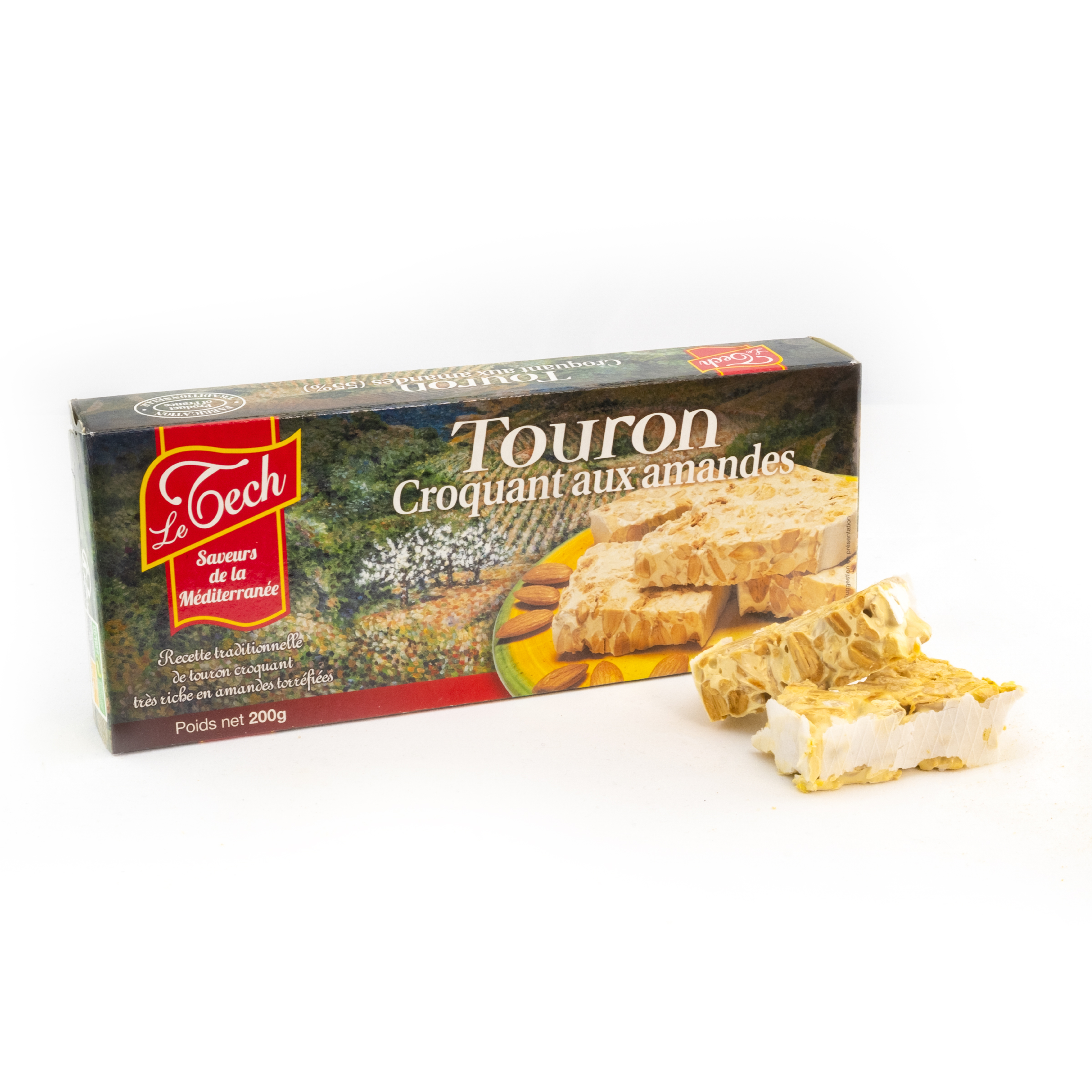 Touron croquant aux amandes