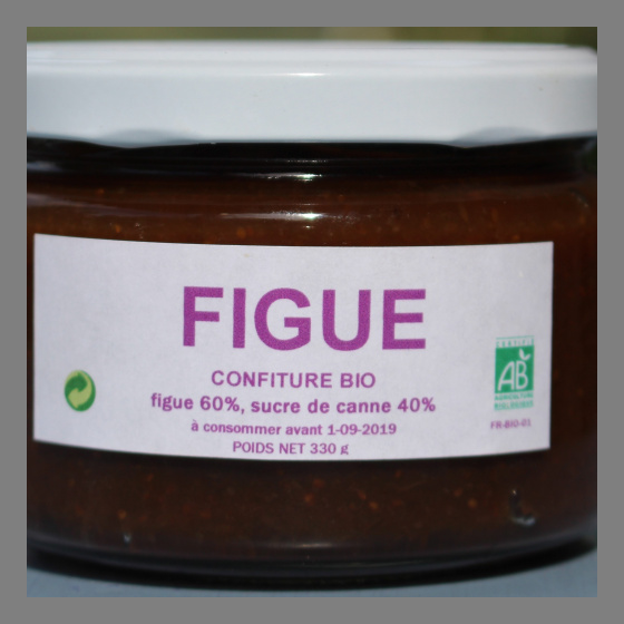 Confiture de Figue et confiture Figue Amaretto