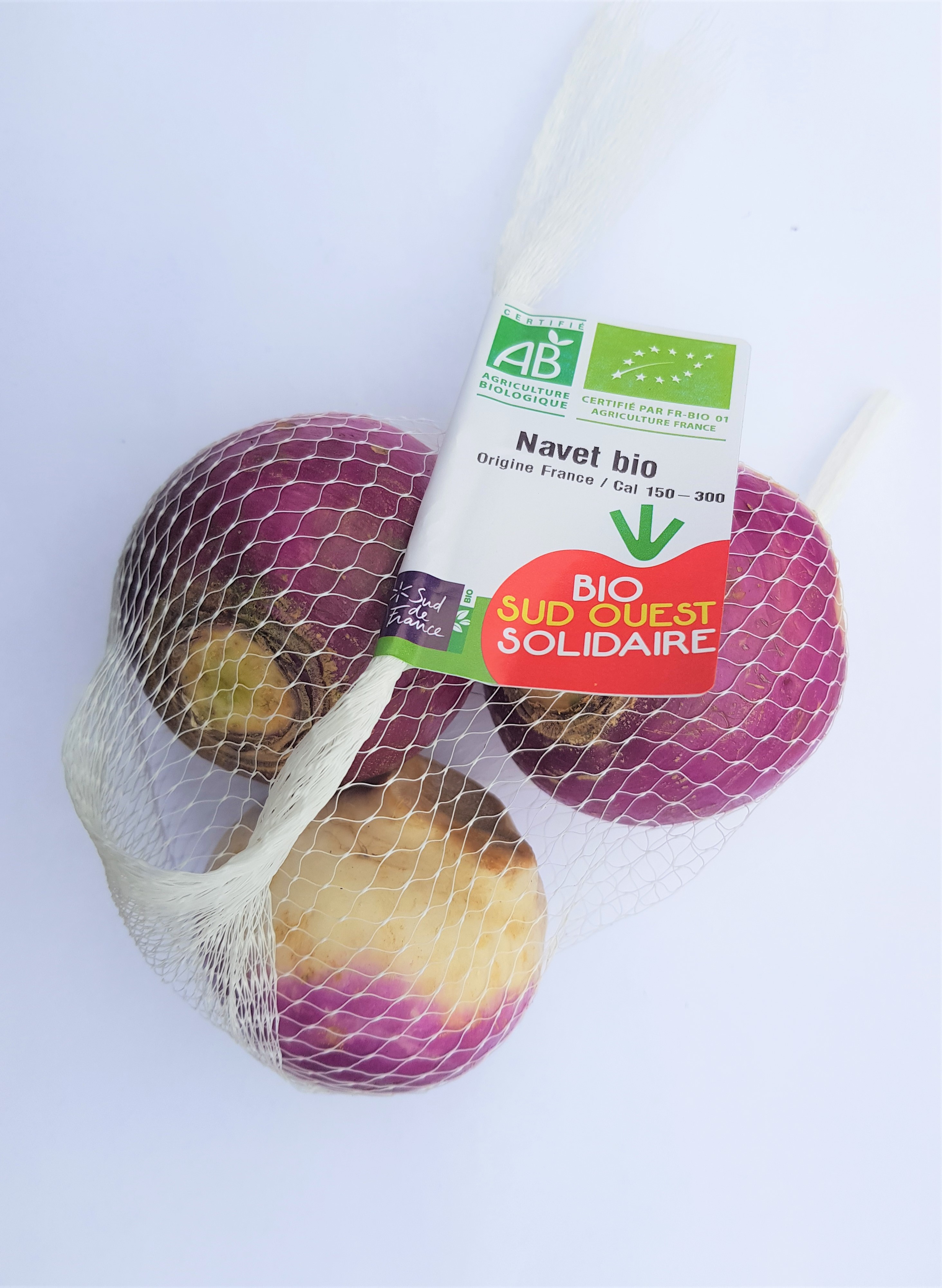 Navet violet bio - en filet