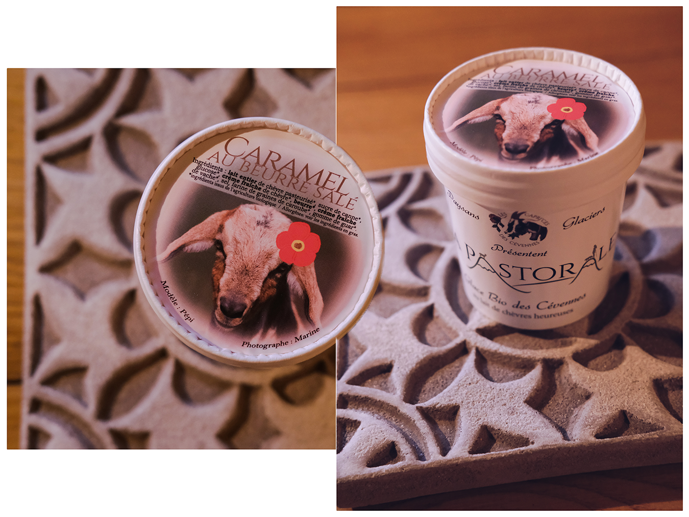 Glace bio au lait de chèvre