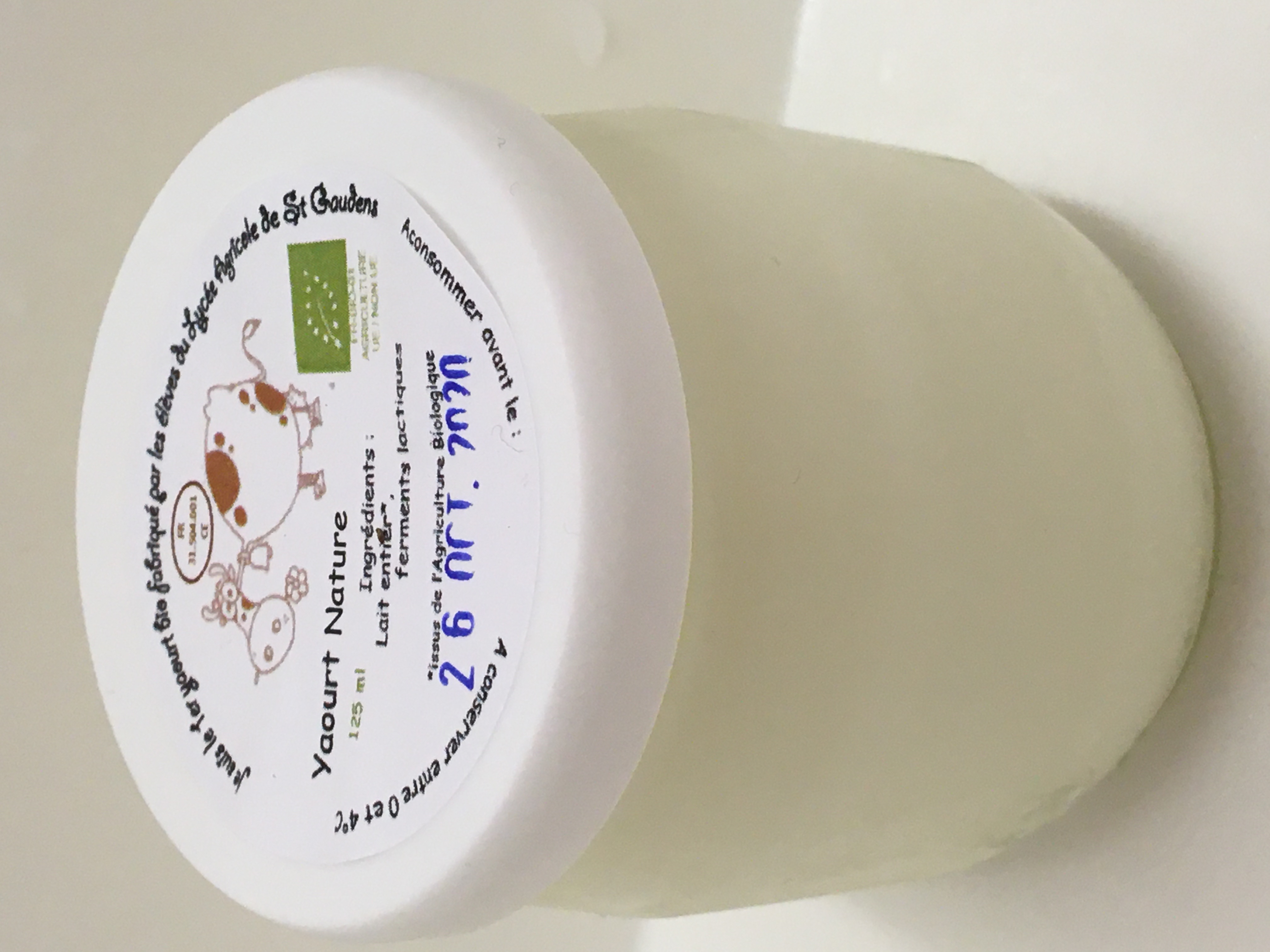 Yaourt Nature Le P'tit Fondut'