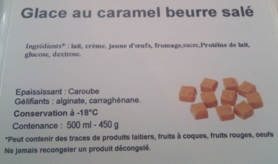 Glace caramel beurre salé