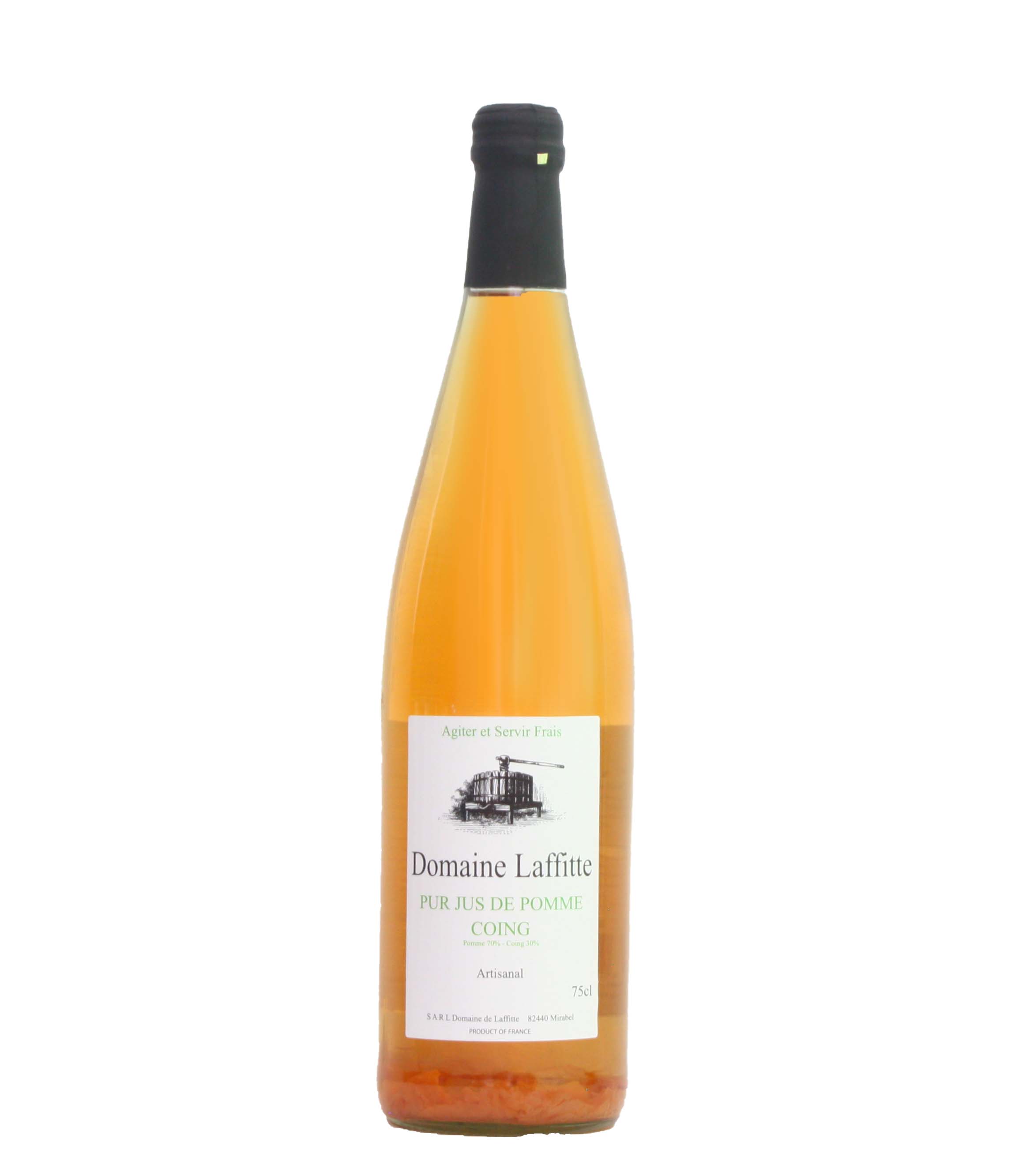 Pur Jus de POMME-COING 75cl