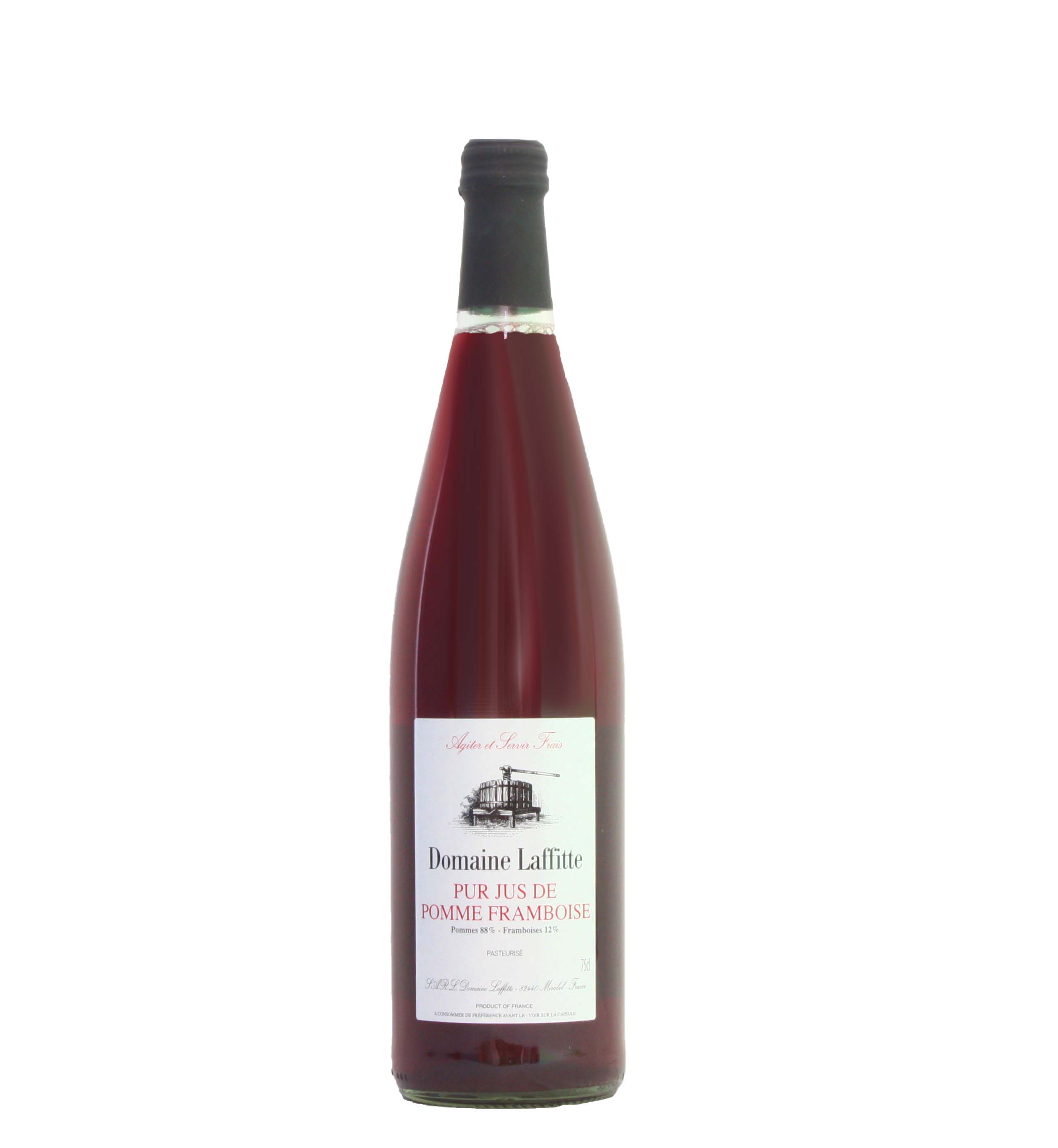 Pur Jus de POMME-FRAMBOISE 75cl