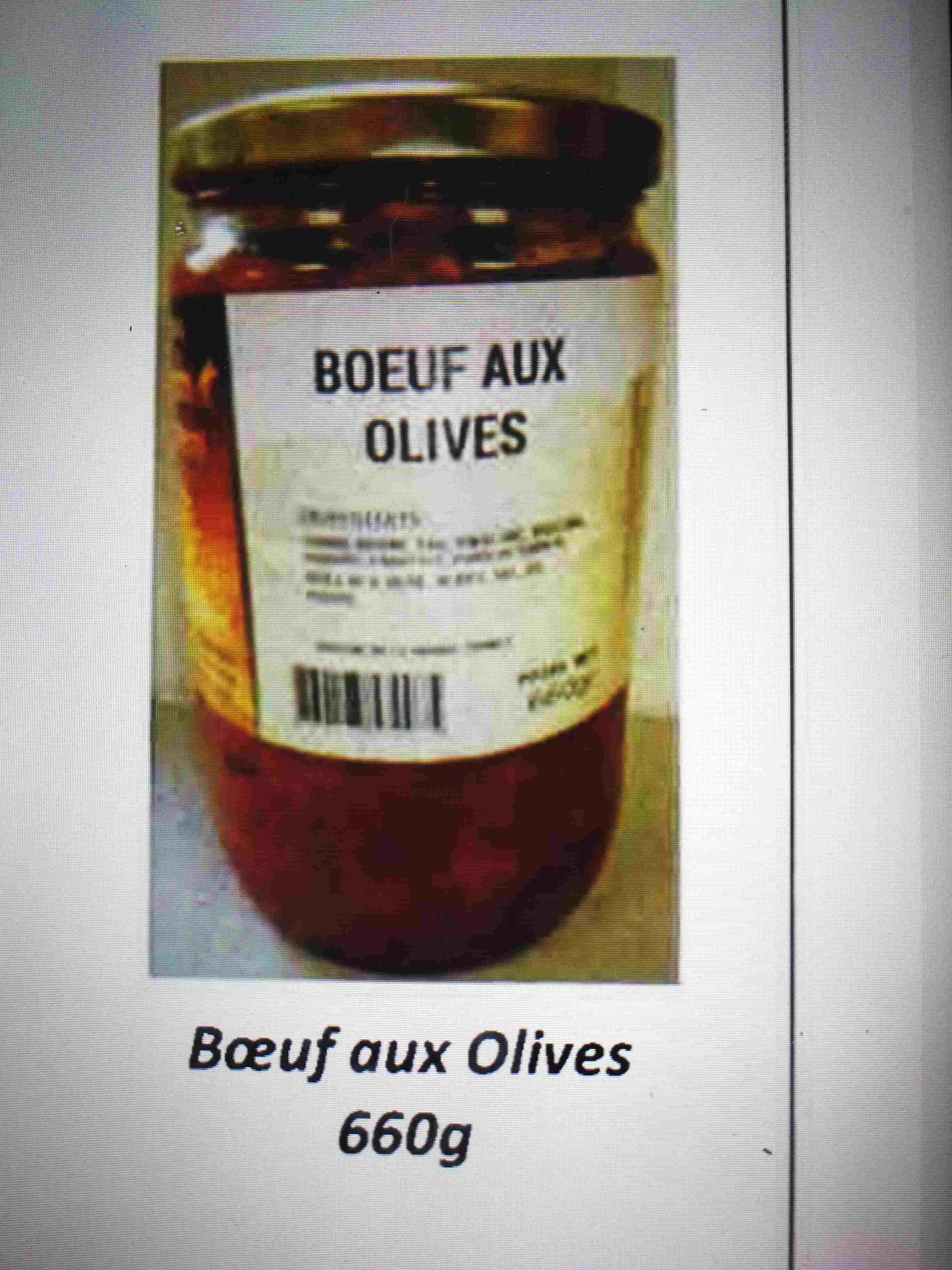 Boeuf aux olives