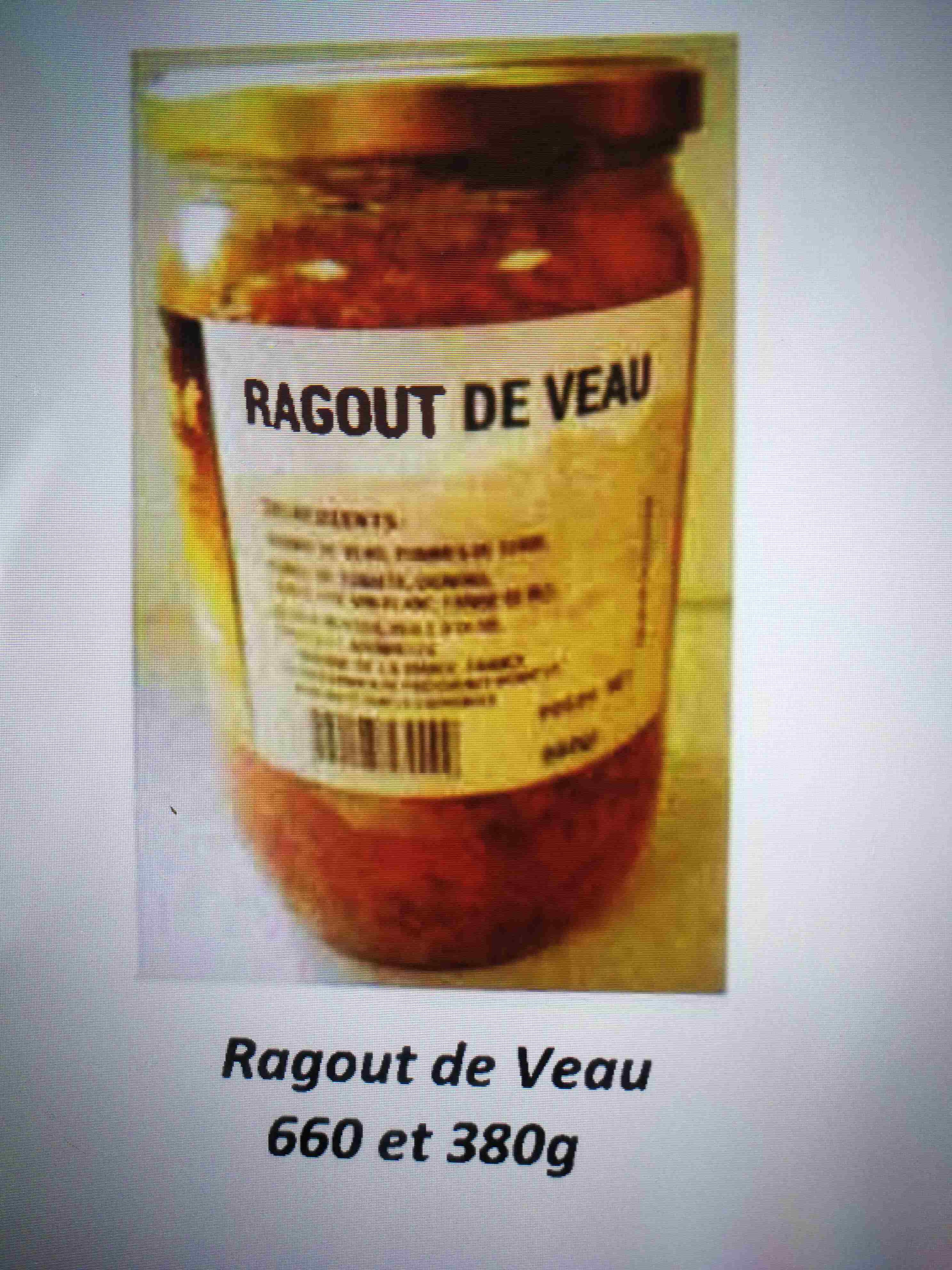 Ragoût de veau