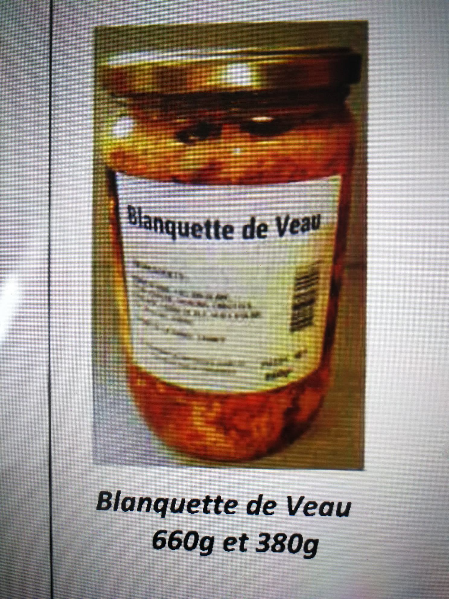 Blanquette de veau