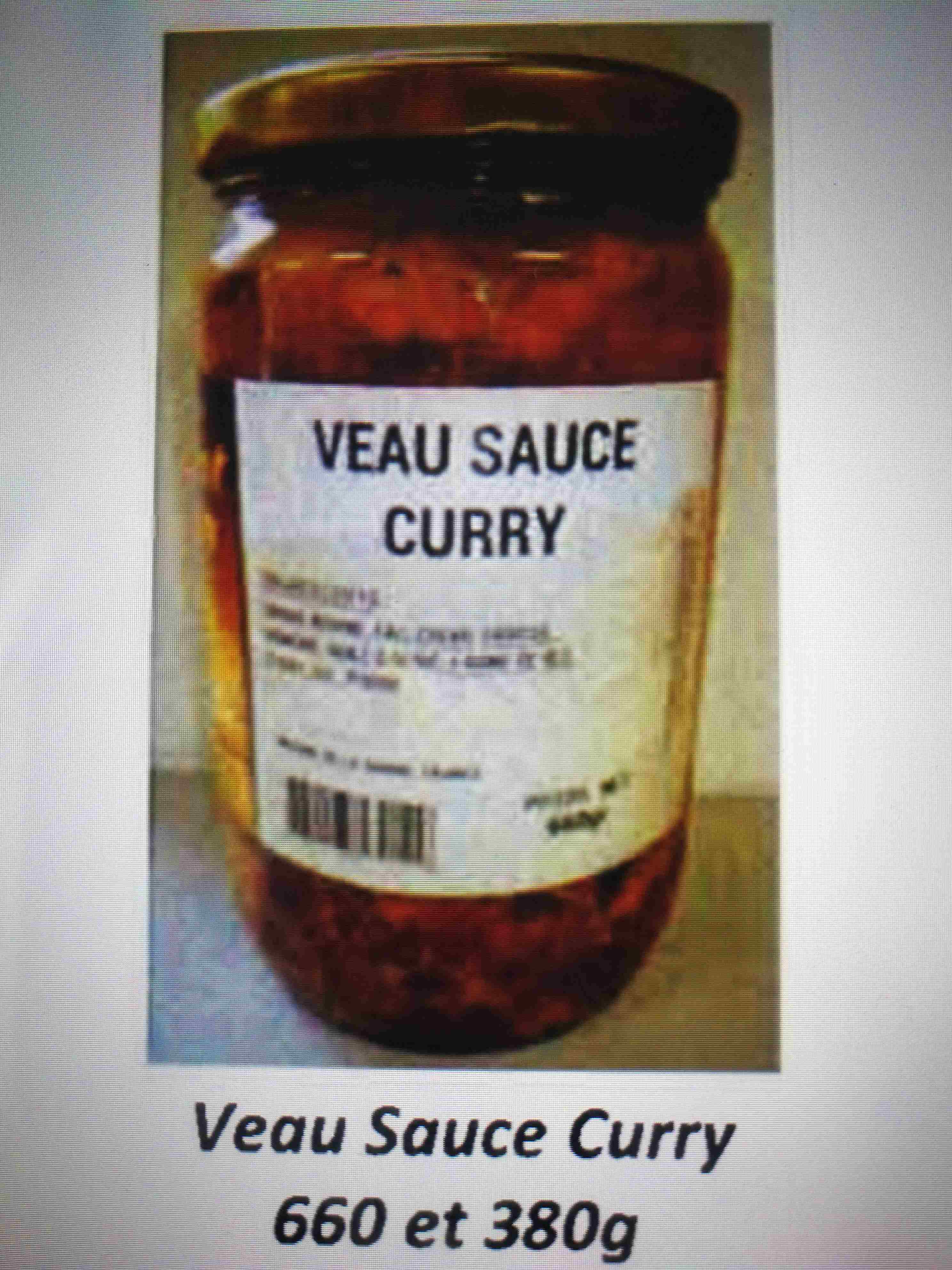 Veau sauce curry