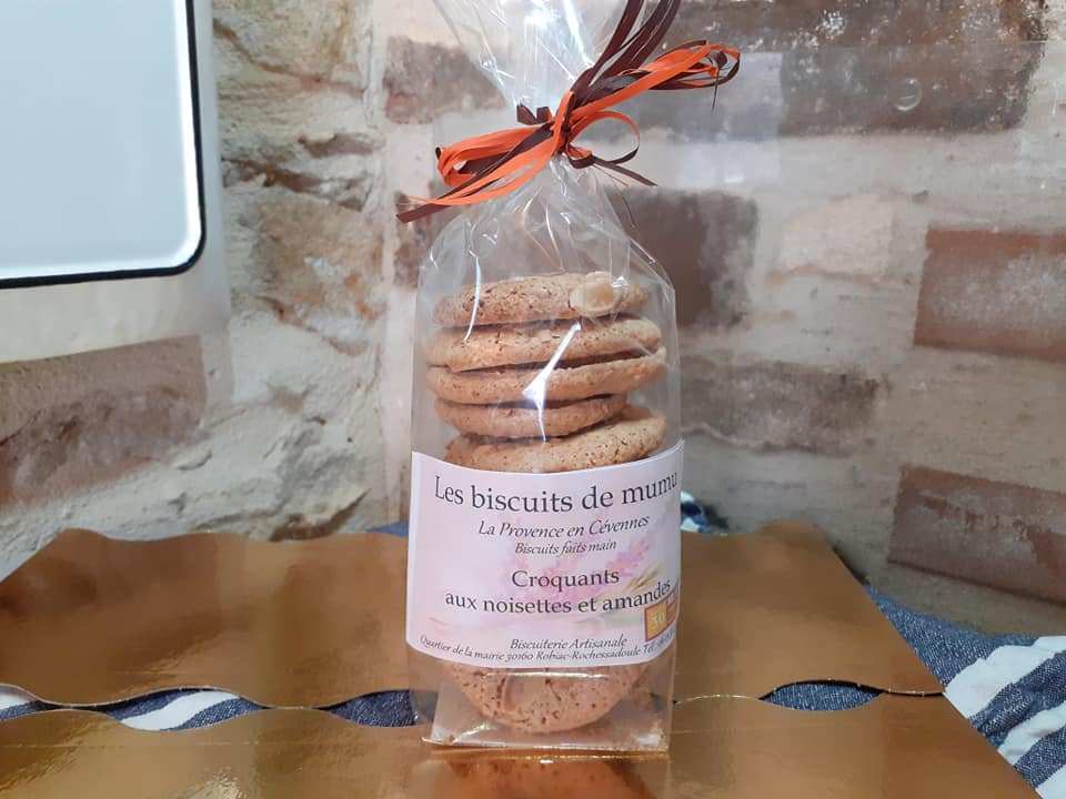 Croquants aux noisettes caramélisées et amandes
