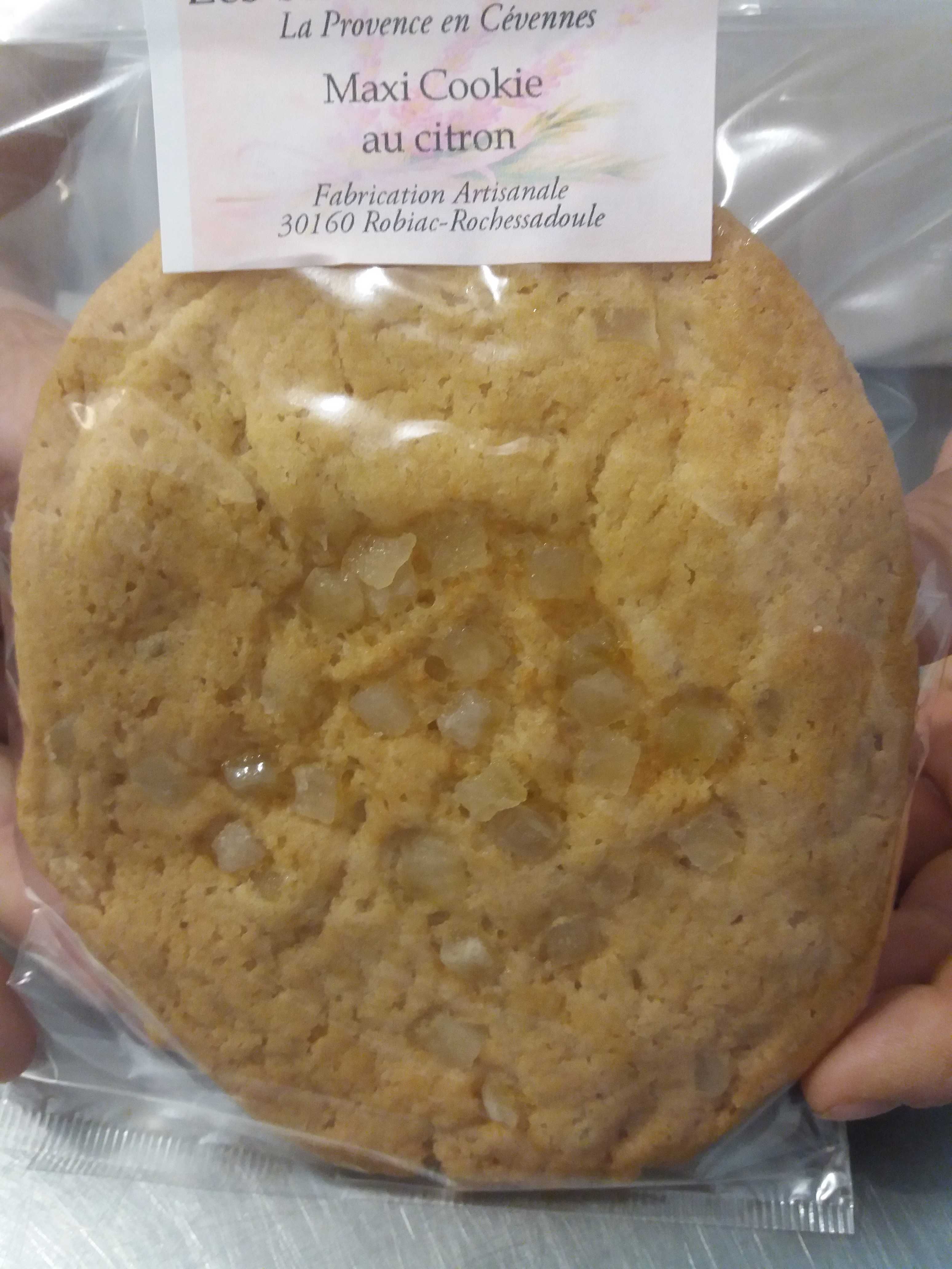 Maxi cookie au citron