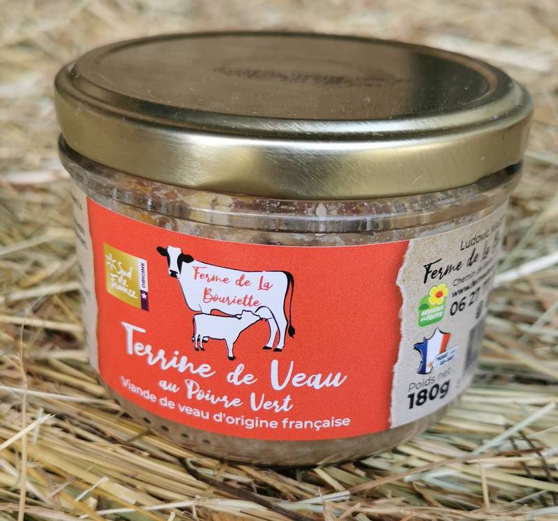 Terrine de veau au poivre vert