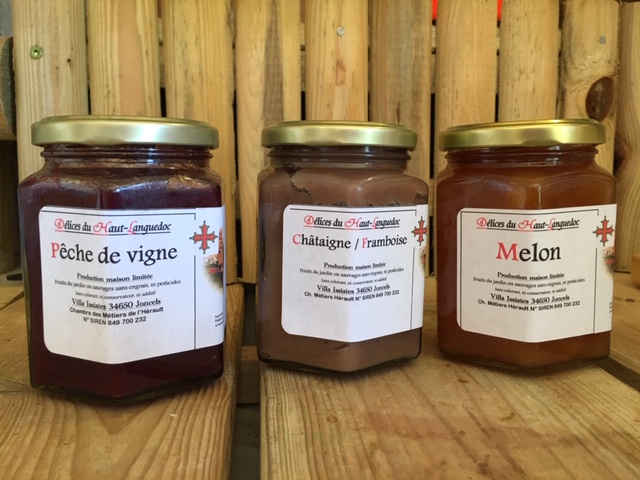 Confiture pêche de vigne