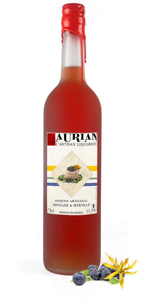 Apéritif Gentiane Myrtille