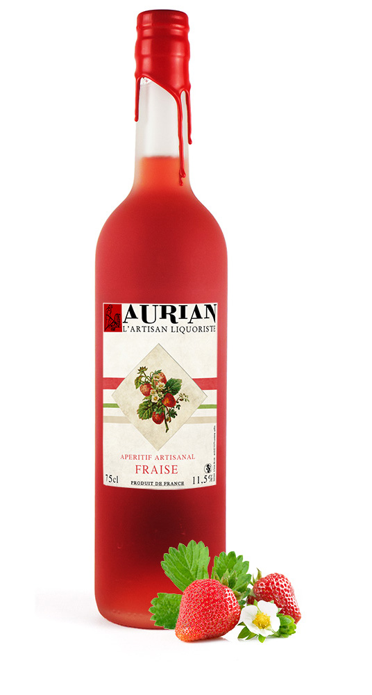 Apéritif aux fraises