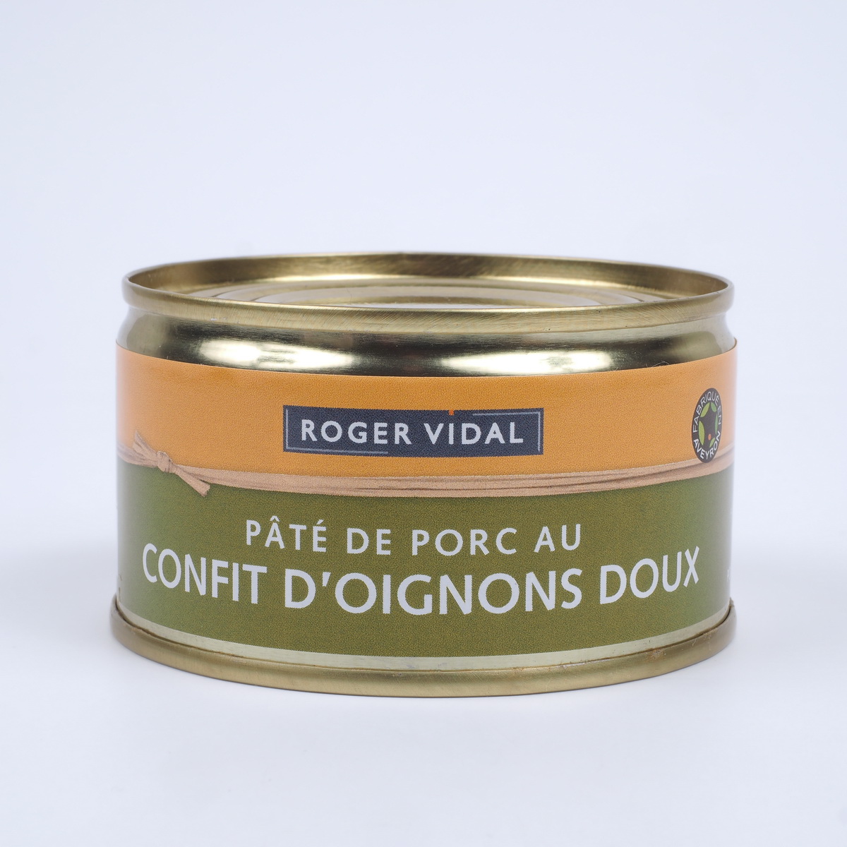 Pâté de porc au confit d'oignons doux 125 g