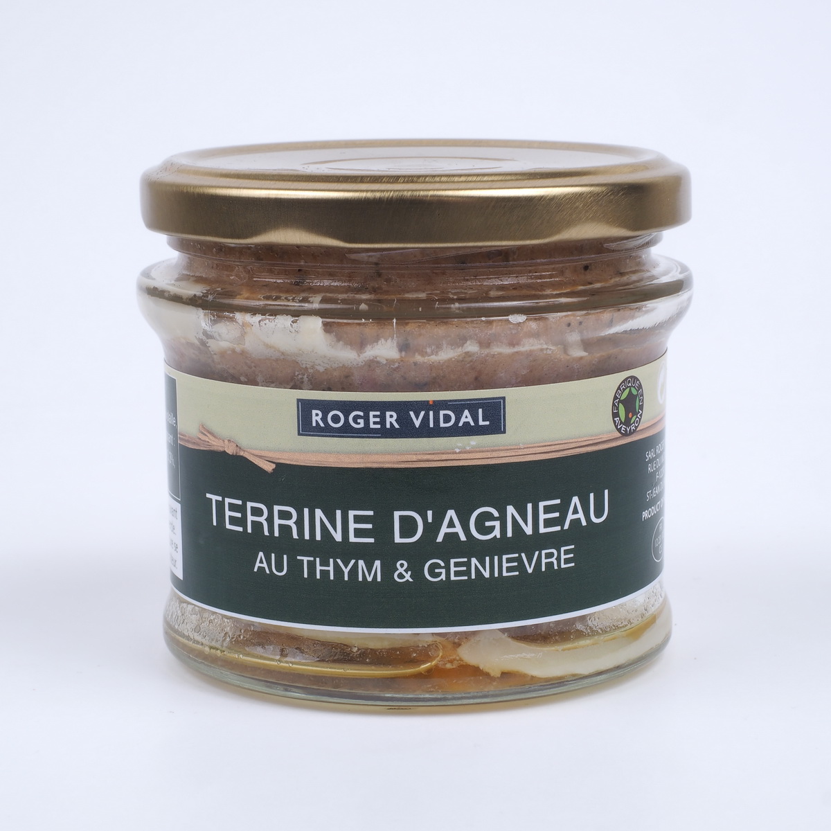 Terrine d'Agneau au thym et genièvre 180 g