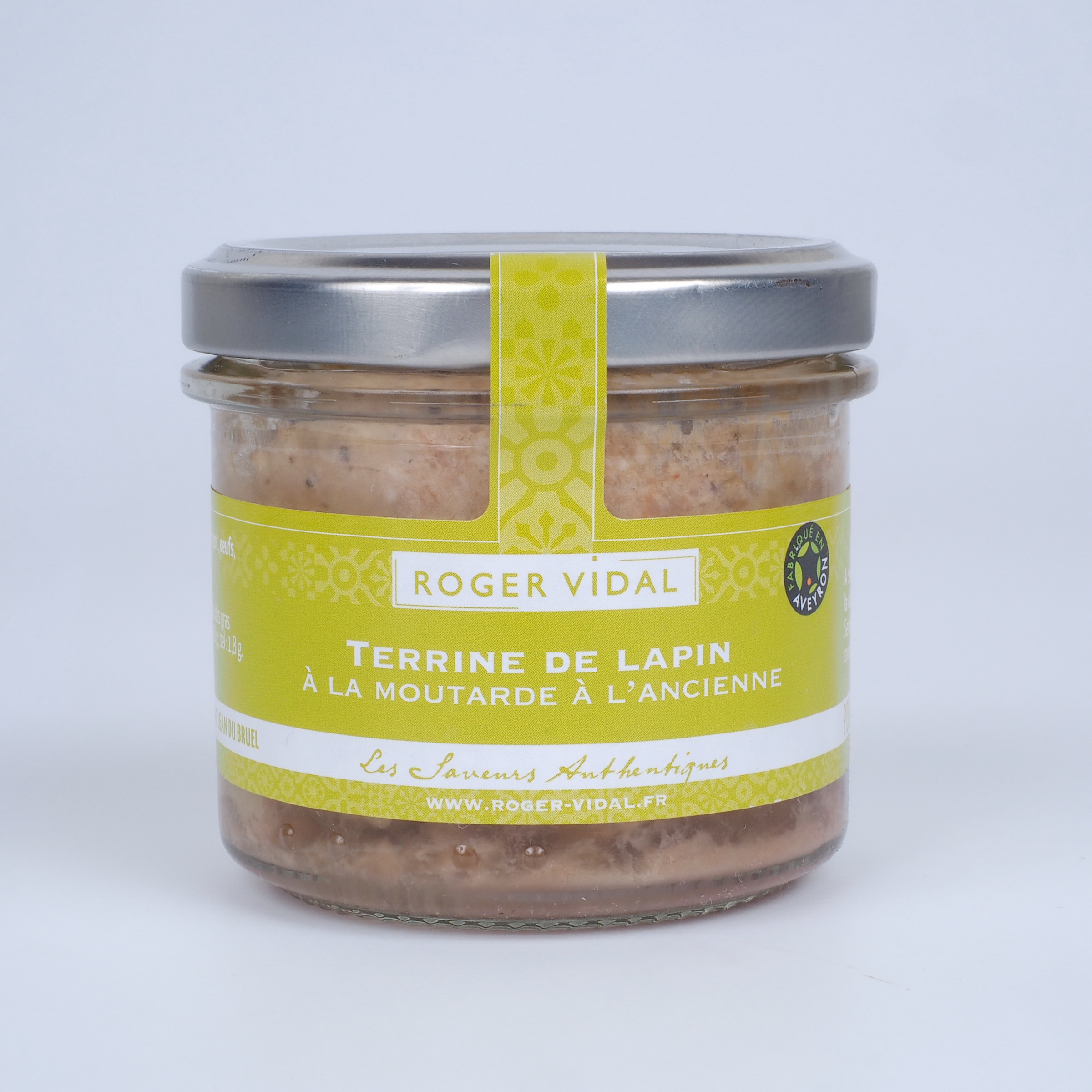 Terrine de lapin à la moutarde à l'ancienne 90 g