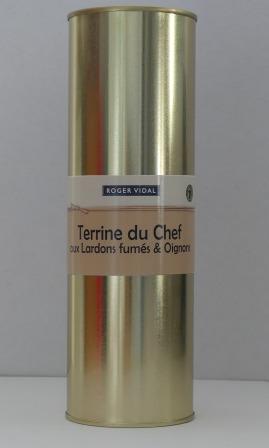 Terrine du Chef aux lardons fumés et oignons 820 g (RHD/CHR)