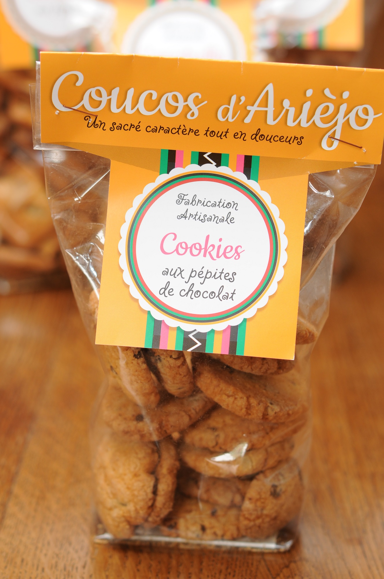 Cookies aux pépites de chocolat Coucos d'Arièjo