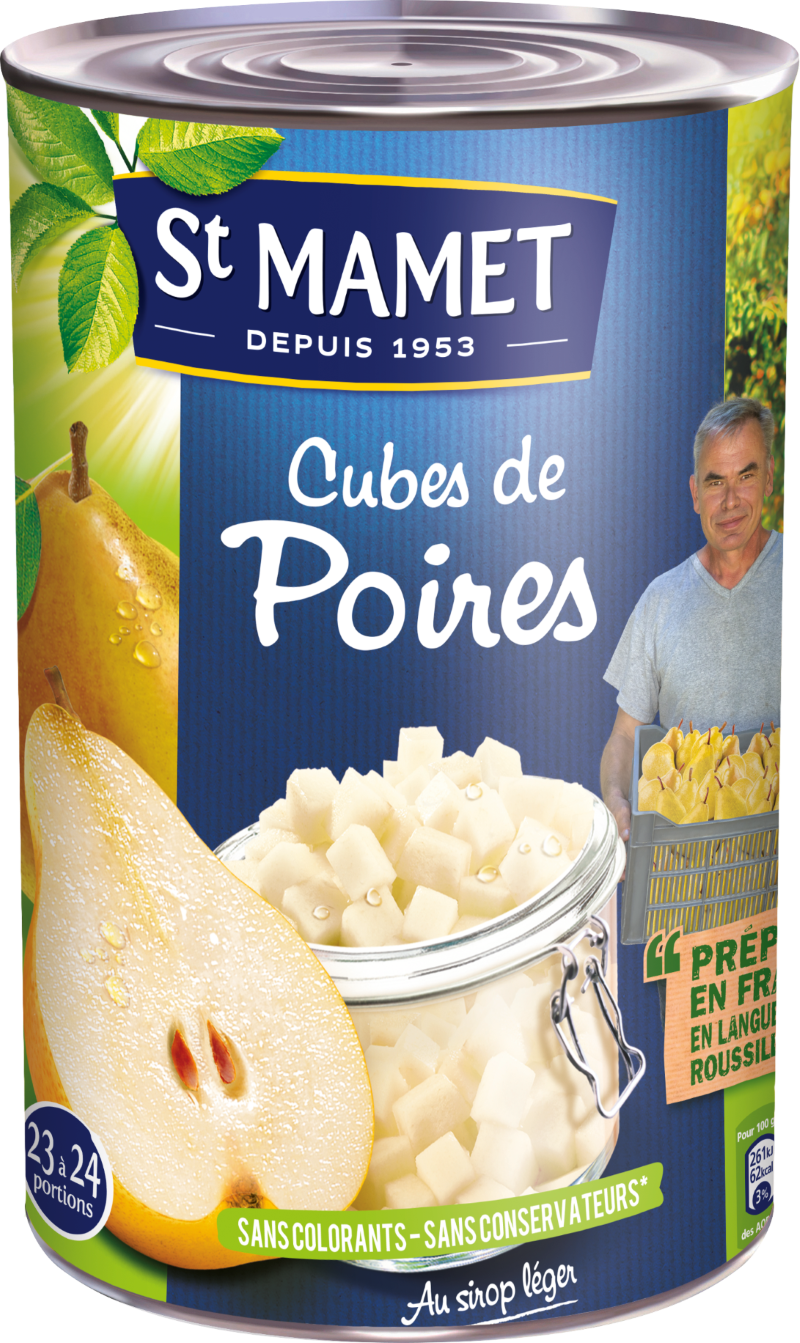 Cubes de Poires 5/1