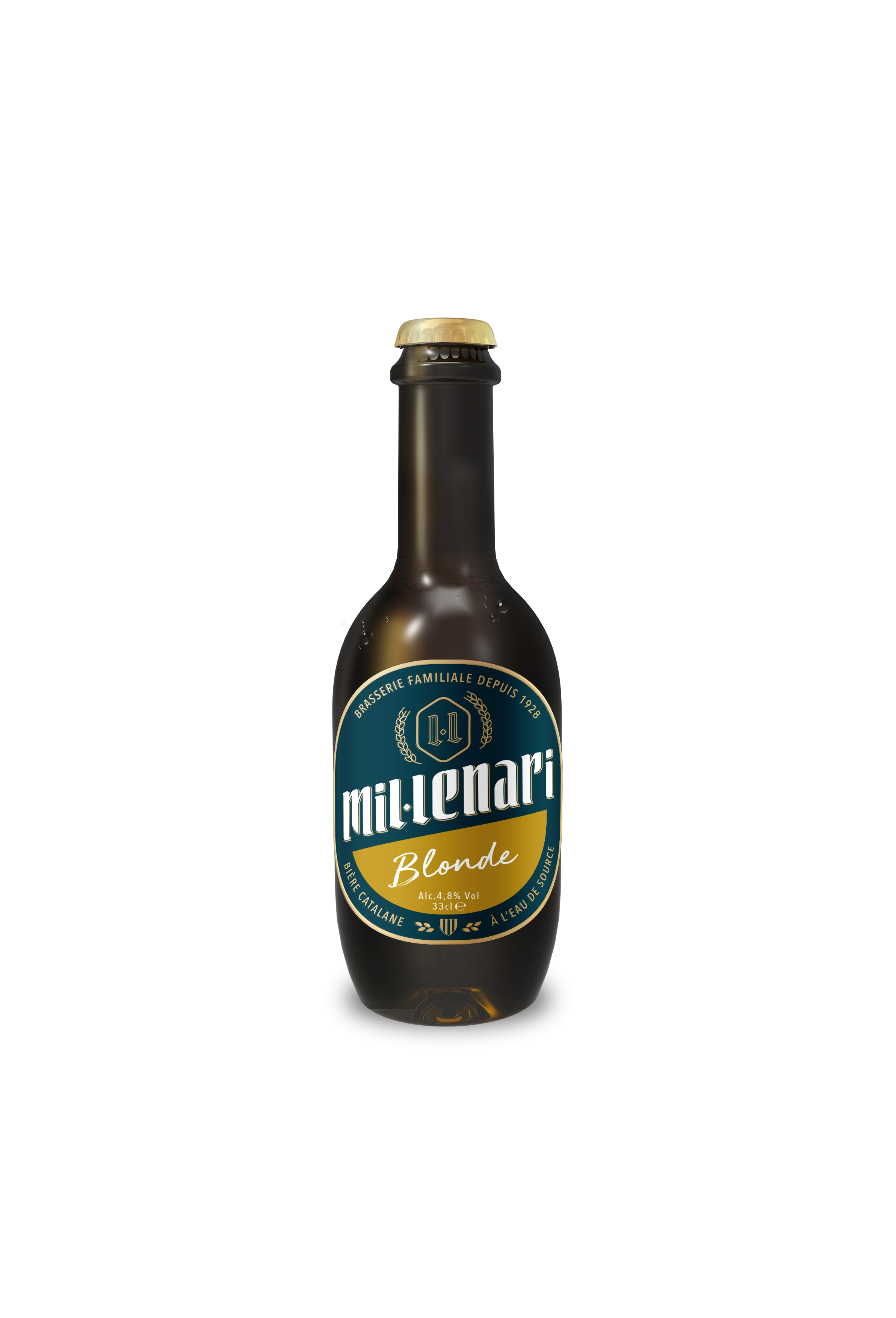Mil.lenari Blonde 33 cl VP, 75 cl VP et Fut 30 L