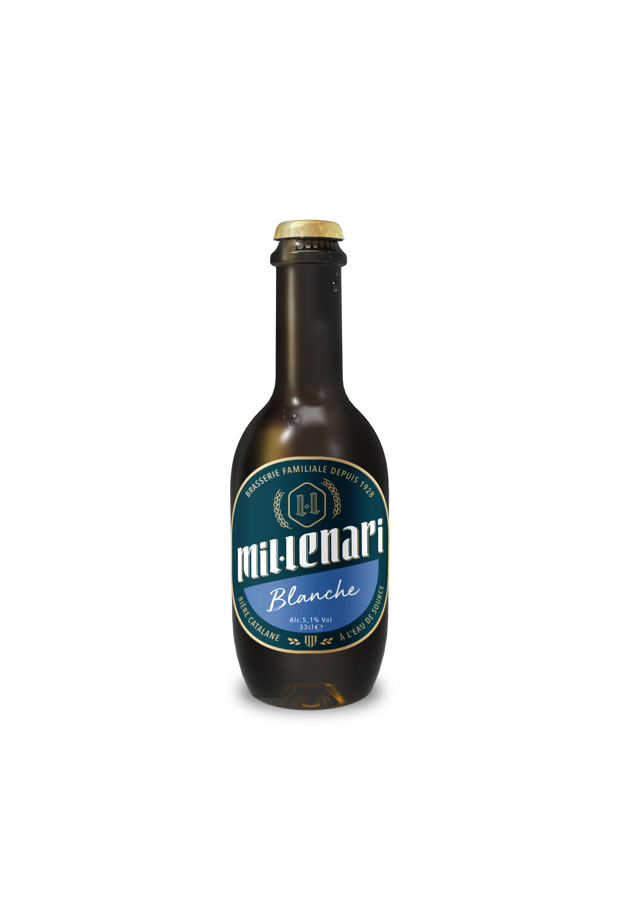 Mil.lenari Blanche 33 cl VP, 75 cl VP et Fut 20 L
