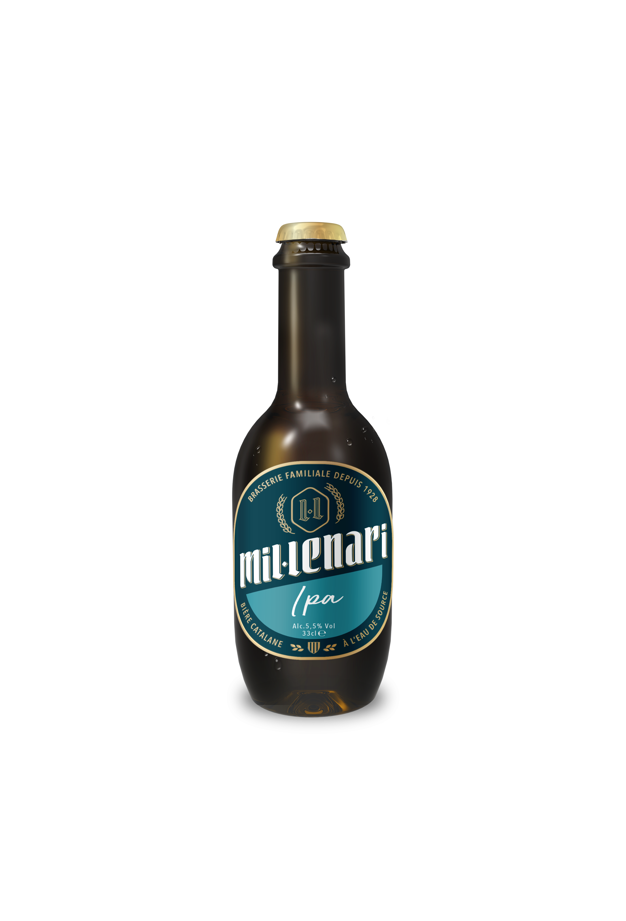 Mil.lenari Indian Pale Ale 33 cl VP, 75 cl VP et Fut 20 L