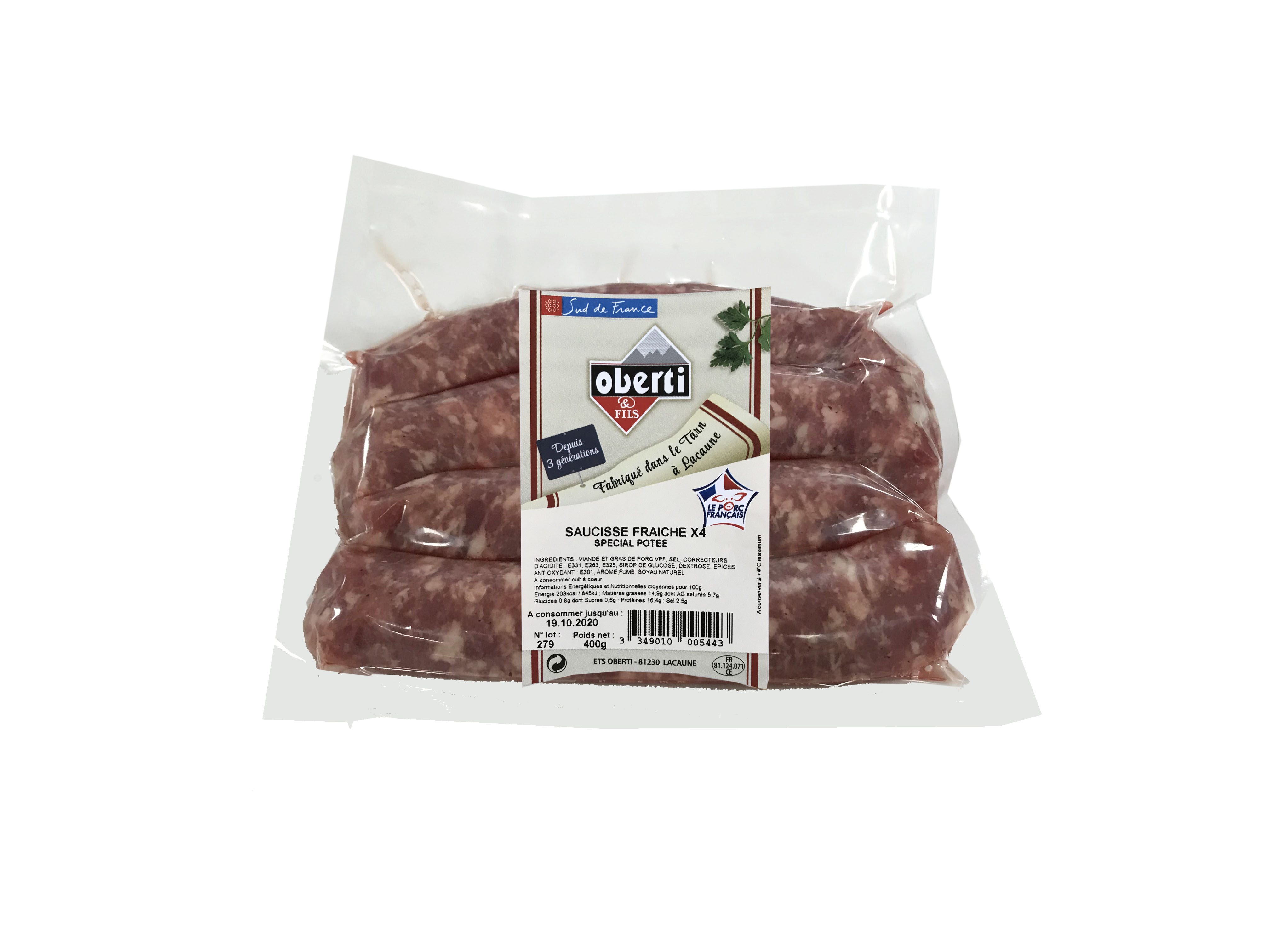 S. FRAICHE SPECIAL POTEE x 4 PORTIONS VPF